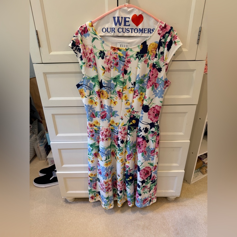 Elle Multicolor Floral Dress